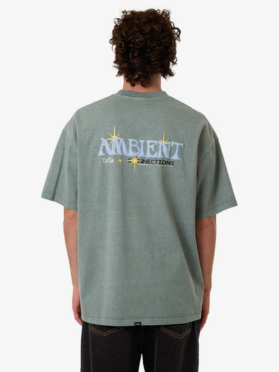 THRILLS - AMBIENT CONNECTIONS BOX FIT OVERSIZE TEE - Chinois Green