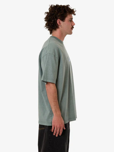 THRILLS - AMBIENT CONNECTIONS BOX FIT OVERSIZE TEE - Chinois Green