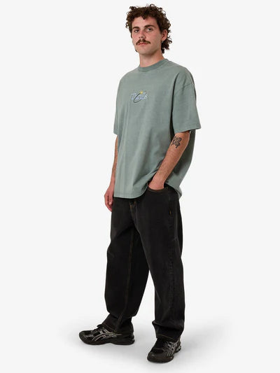 THRILLS - AMBIENT CONNECTIONS BOX FIT OVERSIZE TEE - Chinois Green