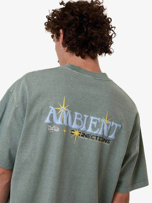 THRILLS - AMBIENT CONNECTIONS BOX FIT OVERSIZE TEE - Chinois Green