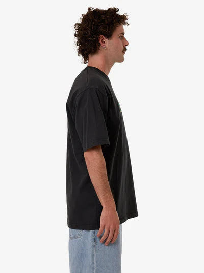THRILLS - BEHIND IT ALL OVERSIZE FIT TEE - Pirate Black