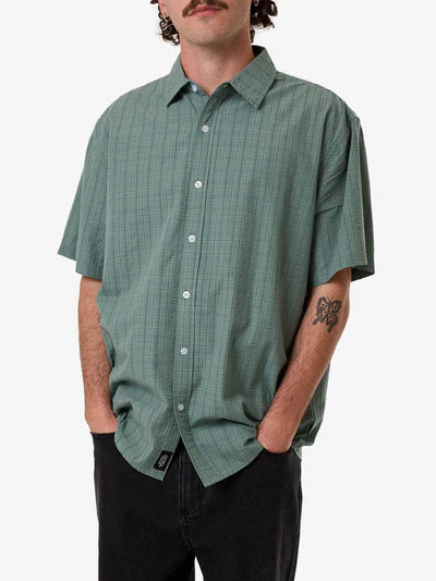 THRILLS - AMBIENT CONNECTIONS SHORT SLEEVE SHIRT - Chinois Green