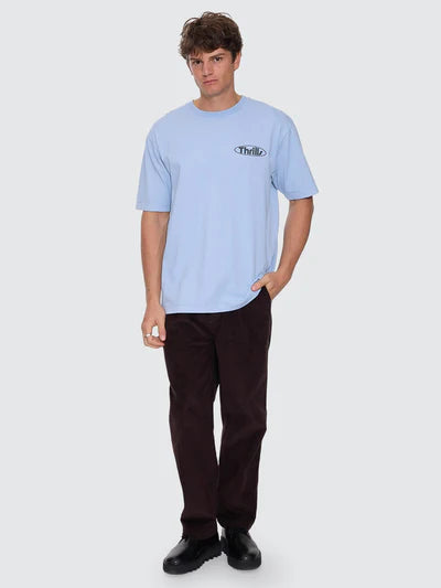 THRILLS - Val For The Win Oversize Fit Tee - PLACID BLUE