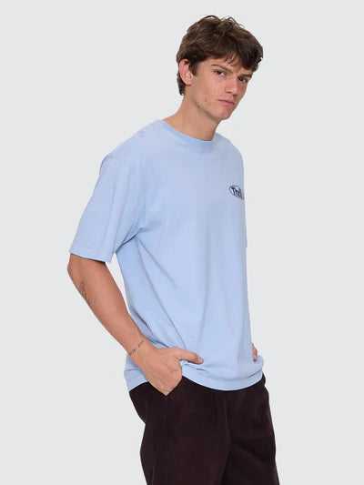 THRILLS - Val For The Win Oversize Fit Tee - PLACID BLUE
