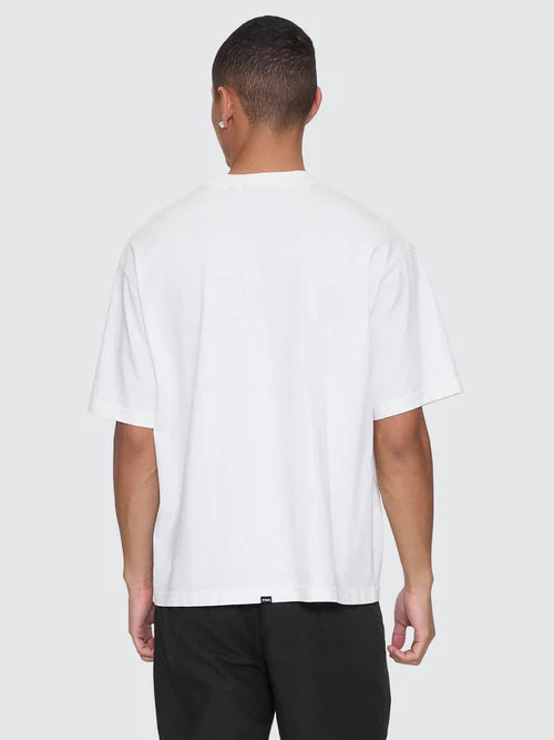 THRILLS - Stagger Box Fit Oversized crpped Tee - Snow White