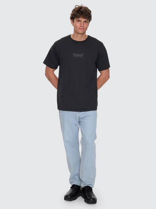 Thrills - Thrills Workwear Embro Merch Fit Tee - Pirate Black