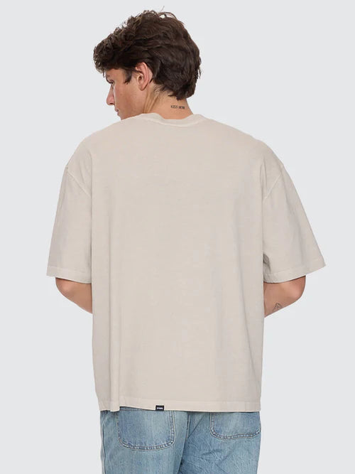 THRILLS - Skerrt Box Fit Oversize Cropped Tee - Oatmeal