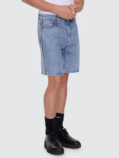 THRILLS - Heavy Voltage Slacker Relaxed Denim Short - Garage Blue