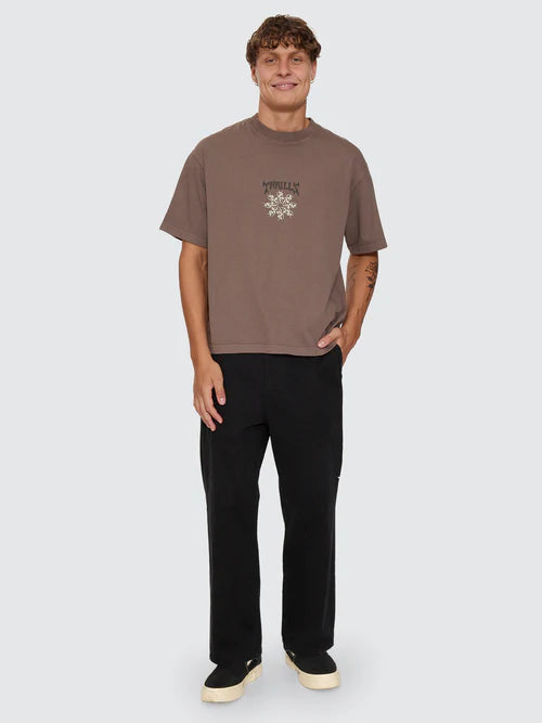 THRILLS - Stagger Big Slacker Cropped Pant - Black