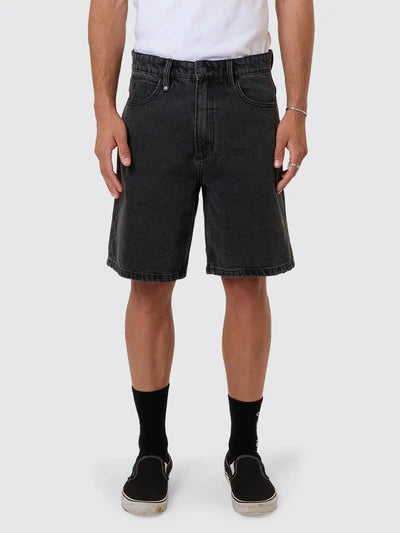 THRILLS - Slacker Denim Short - Ash Black
