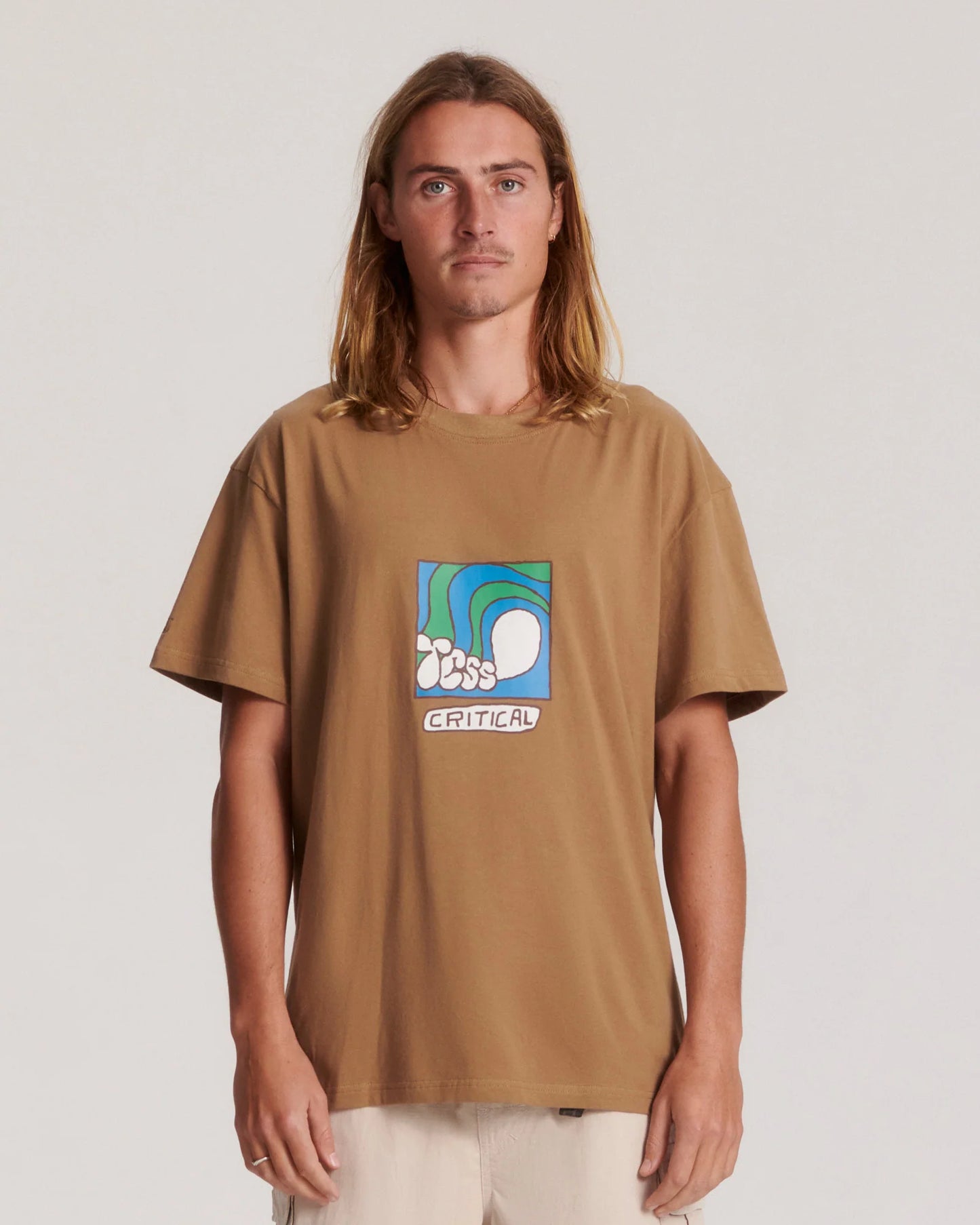 THE CRITICAL SLIDE SOCIETY - Washroom Tee - Cinnamon