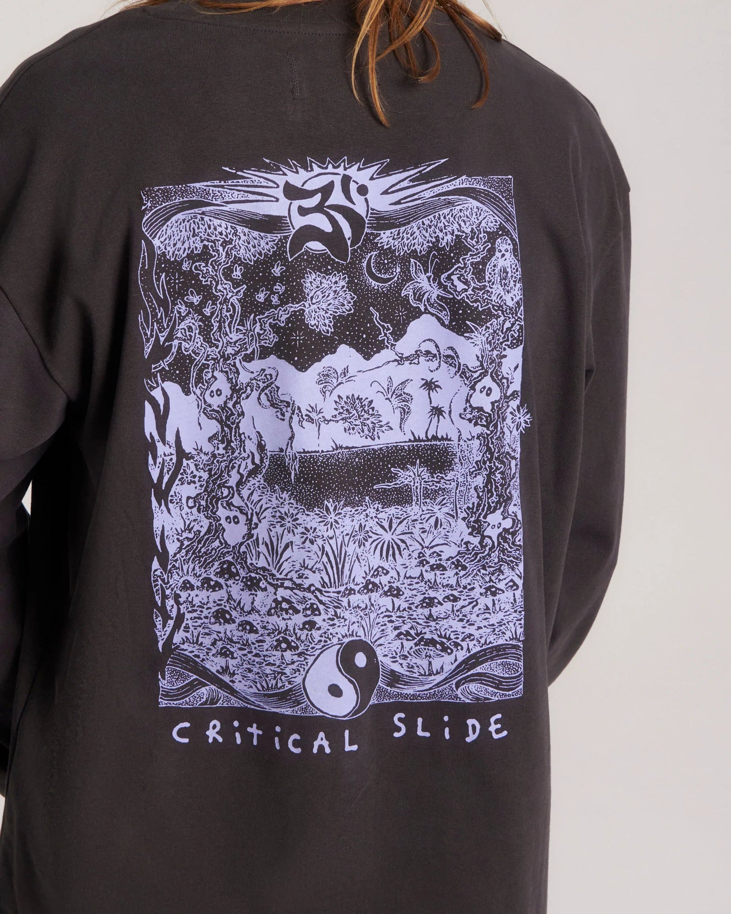 THE CRITICAL SLIDE SOCIETY - The Rivers LS Tee - PHANTOM