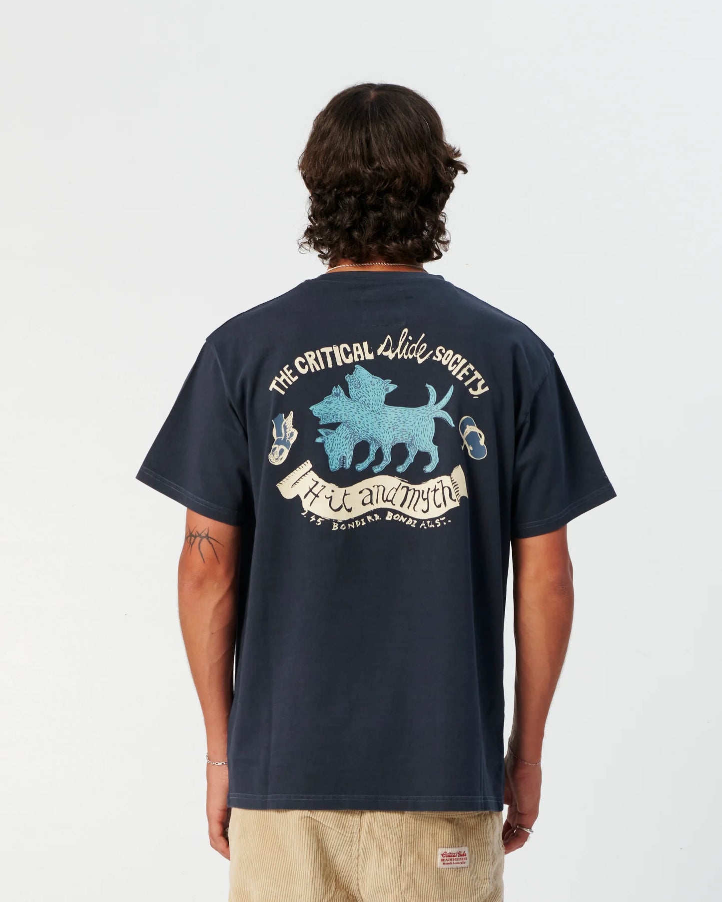 THE CRITICAL SLIDE SOCIETY - Myth Tee - Dark Navy