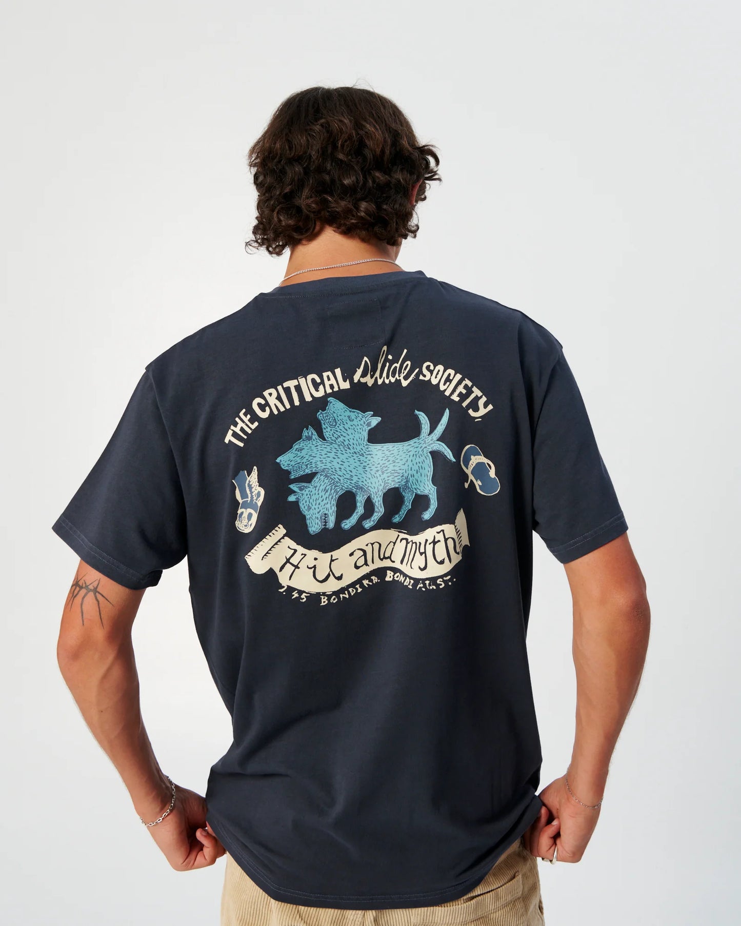 THE CRITICAL SLIDE SOCIETY - Myth Tee - Dark Navy