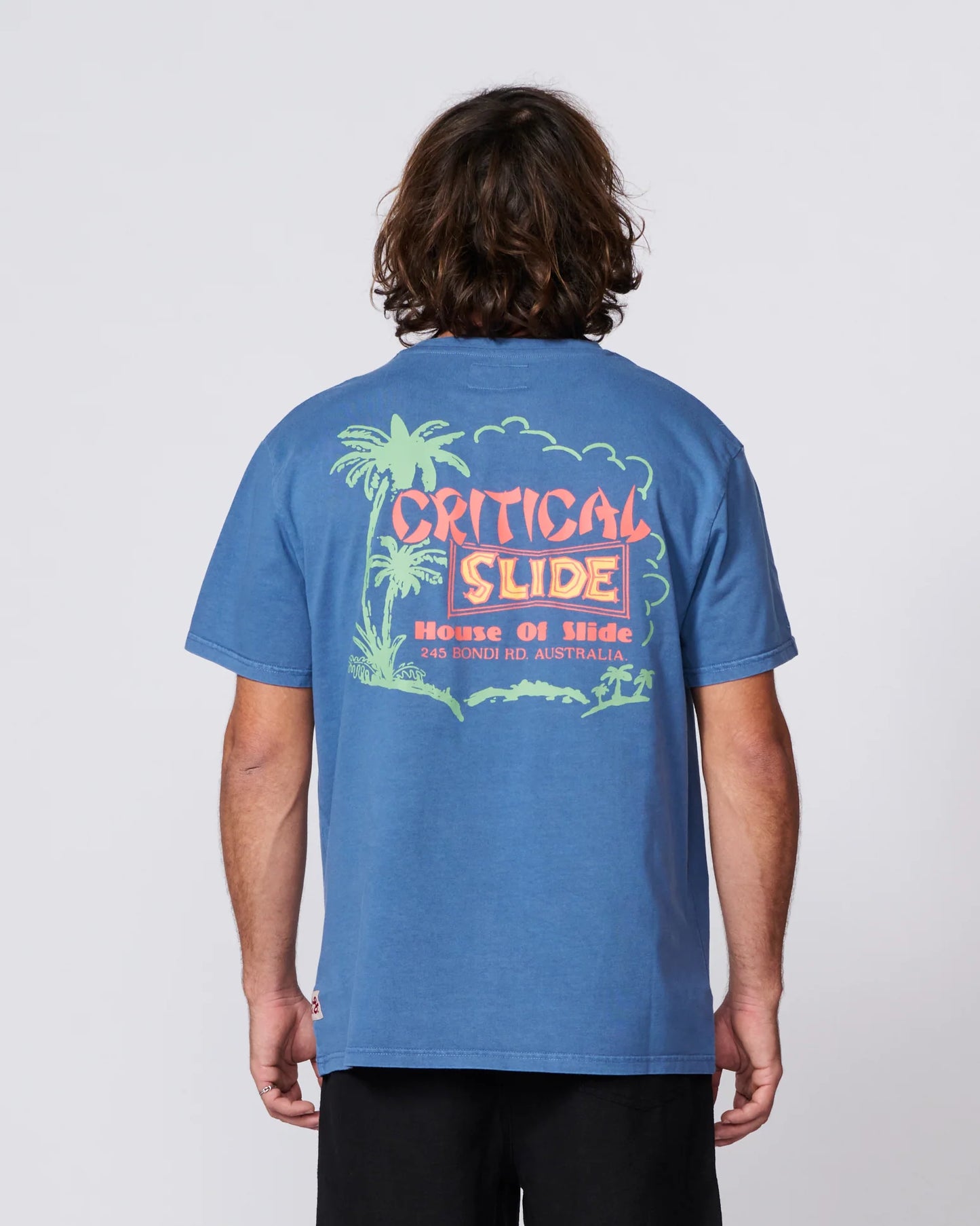 THE CRITICAL SLIDE SOCIETY - Sun Cured Matchbox Tee - BLUE