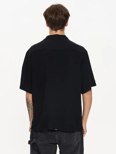 THRILLS - Still Life Bowling Shirt - BLACK