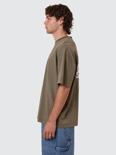 THRILLS - Cheap Thrills Box Fit Oversize Tee - Tarmac