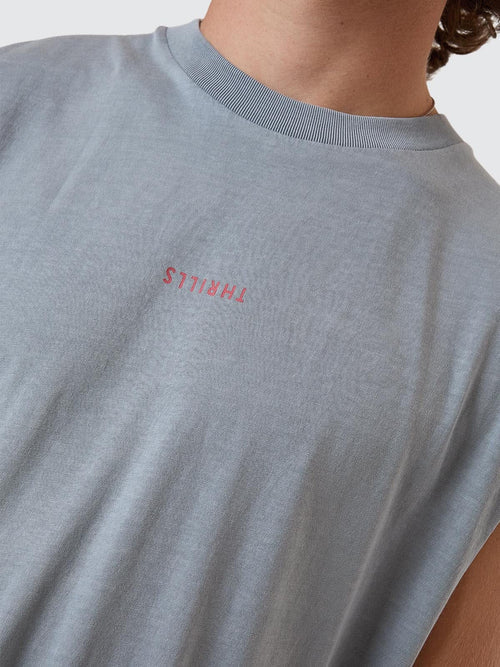 THRILLS - Minimal Thrills Merch Fit Muscle Tee - Smog