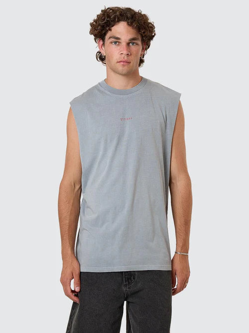 THRILLS - Minimal Thrills Merch Fit Muscle Tee - Smog