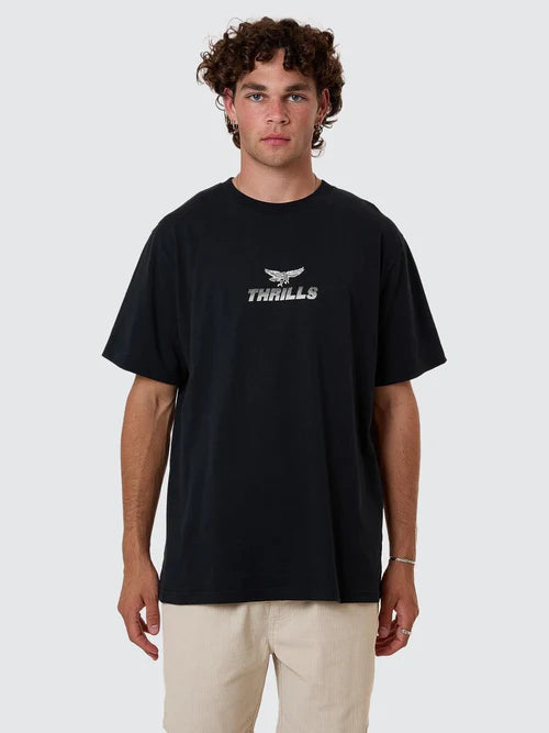 THRILLS - Paradise Before Anarchy Merch Fit Muscle Tee - Washed Black