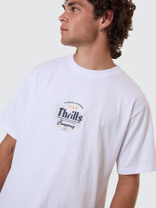 THRILLS - OG Strength Merch Fit Tee - White