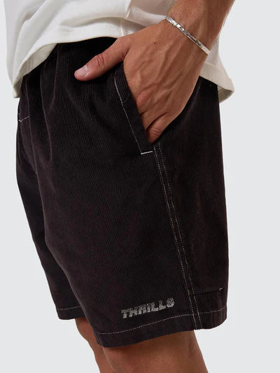 THRILLS - Anarchy In Paradise Cord Volley - Dark Charcoal