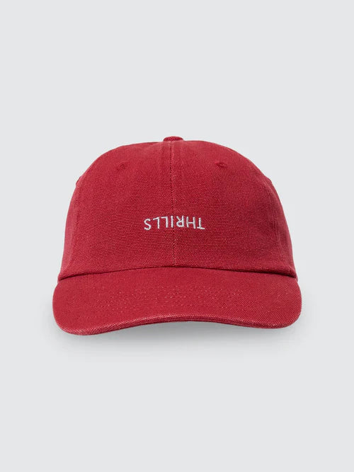 Thrills - Minimal Thrills 6 Panel Cap - Redwood
