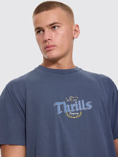 THRILLS - Twist Off Merch Tee - HERITAGE NAVY