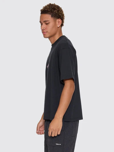 THRILLS - Tournament Of Roses Oversize Tee - WASHED BLACK