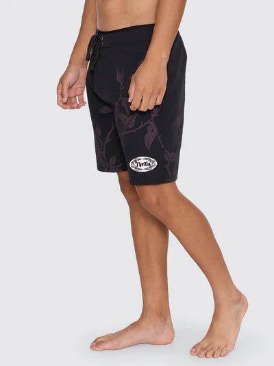 THRILLS - Time Will Tell Boardshort - BLACK