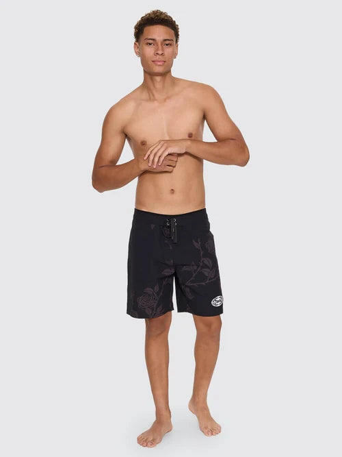THRILLS - Time Will Tell Boardshort - BLACK