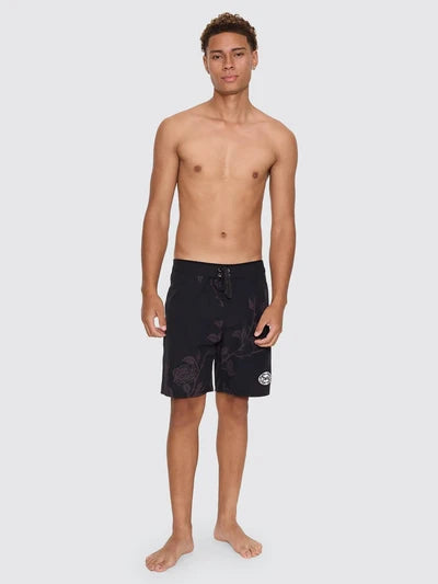 THRILLS - Time Will Tell Boardshort - BLACK