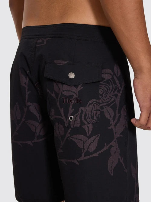THRILLS - Time Will Tell Boardshort - BLACK