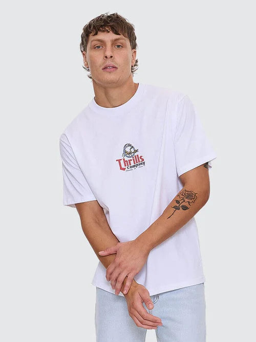 THRILLS - Banquet Merch Fit Tee - White