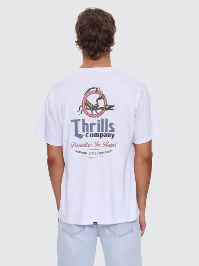 THRILLS - Banquet Merch Fit Tee - White