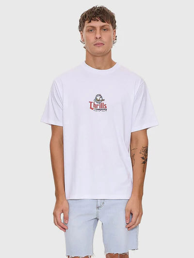 THRILLS - Banquet Merch Fit Tee - White