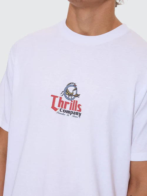 THRILLS - Banquet Merch Fit Tee - White