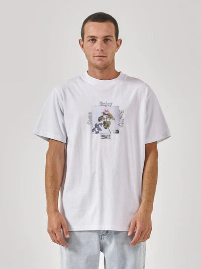 THRILLS - COME ENJOY REALITY MERCH FIT TEE - Lucent White