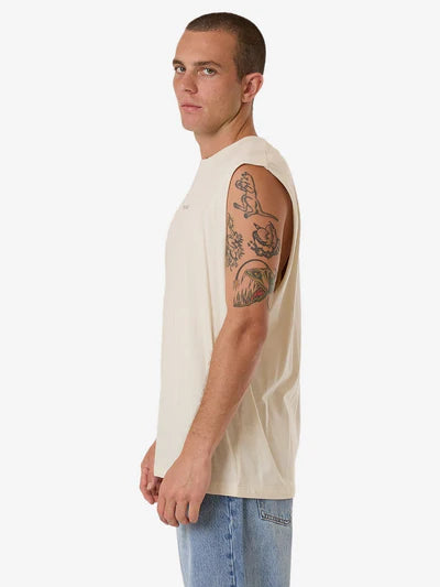 THRILLS - MINIMAL THRILLS MERCH FIT MUSCLE - HERTIGE WHITE