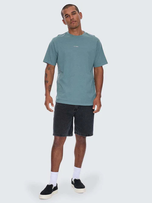 THRILLS - MINIMAL THRILLS MERCH FIT TEE - GREEN COAST