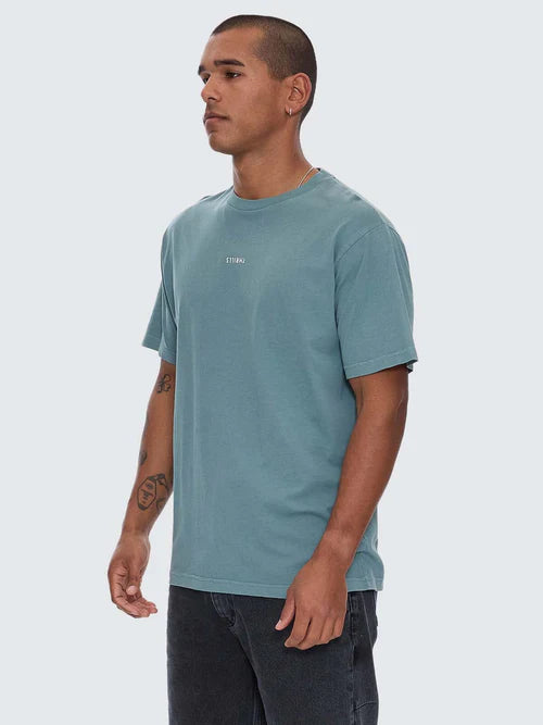 THRILLS - MINIMAL THRILLS MERCH FIT TEE - GREEN COAST
