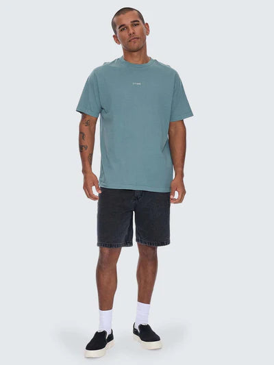 THRILLS - MINIMAL THRILLS MERCH FIT TEE - GREEN COAST