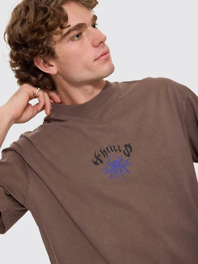 THRILLS - Staggered Box Crop Tee - FALCON