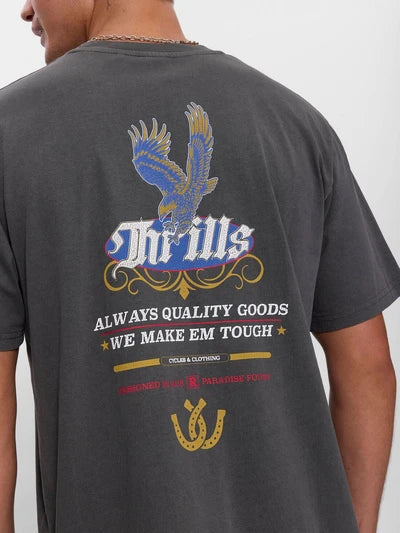THRILLS - Always Good Always Tough Merch Fit Muscle Tee - MERCH BLACK