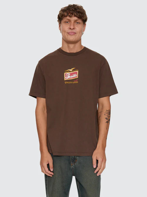 THRILLS - Make Em Tough Merch Tee - Postal Brown