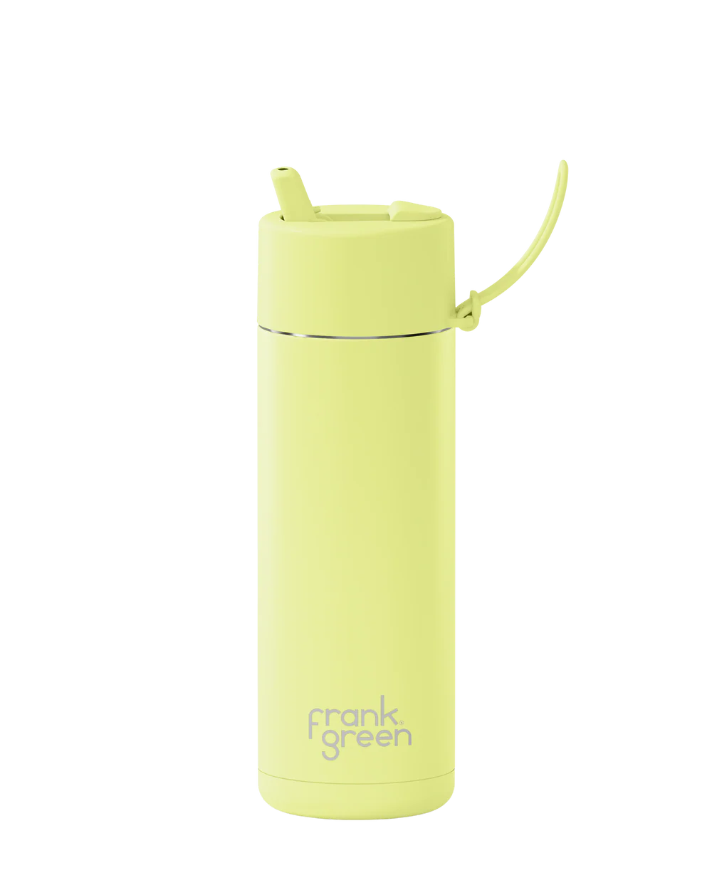FRANK GREEN - Straw Lid Ceramic Reusable Bottle 20oz /595ml