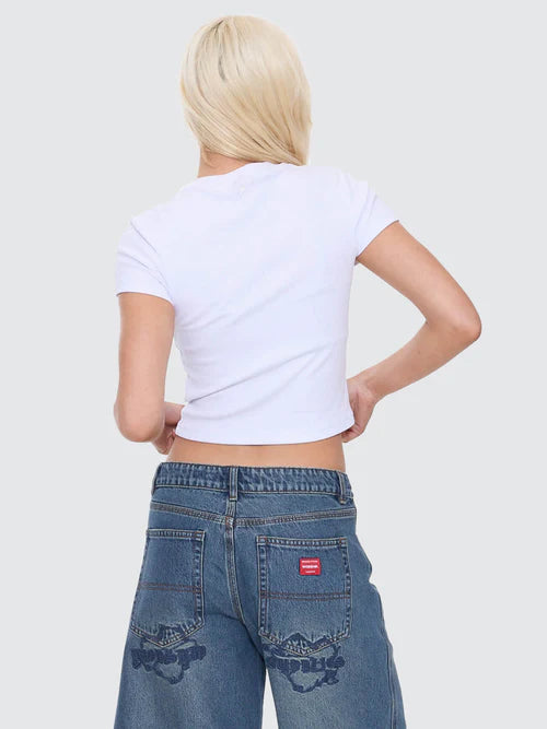 WORSHIP - Scratch Slim Fit Tee - White