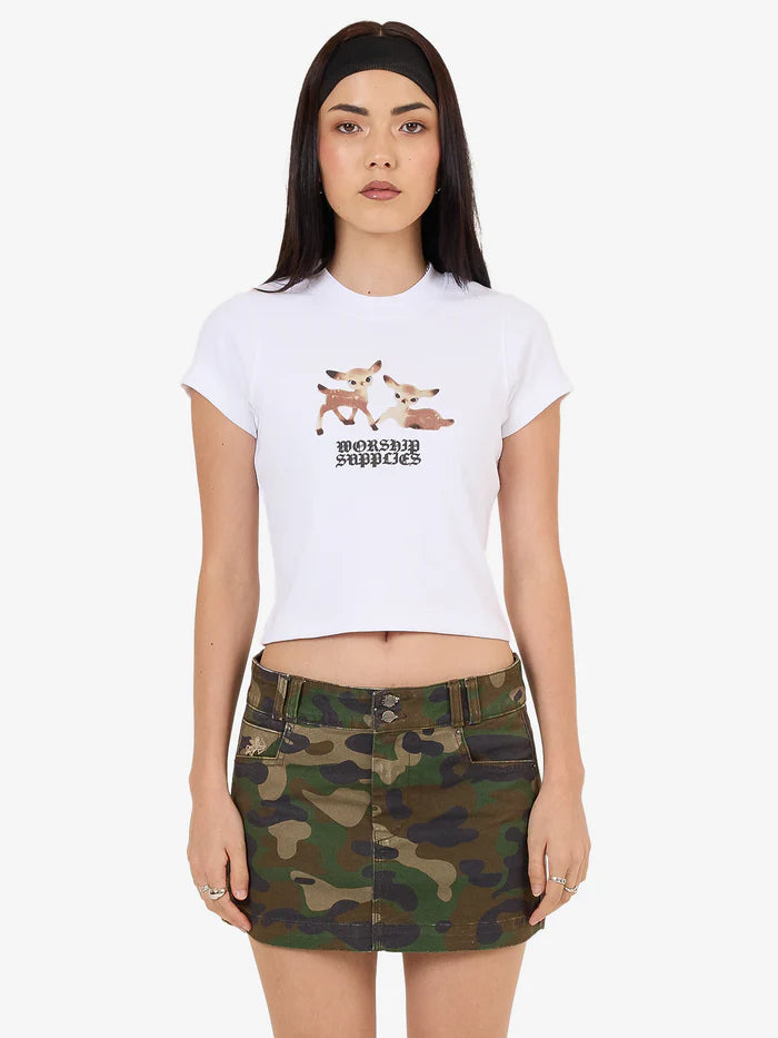 WORSHIP - Bambino Teeny Tee - White