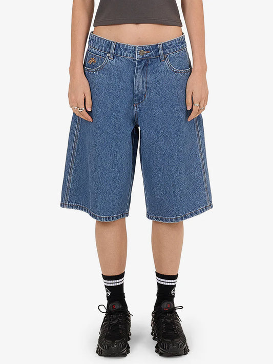 WORSHIP - Glazed And Confused Big Baggy Short - SKY HIGH BLUE