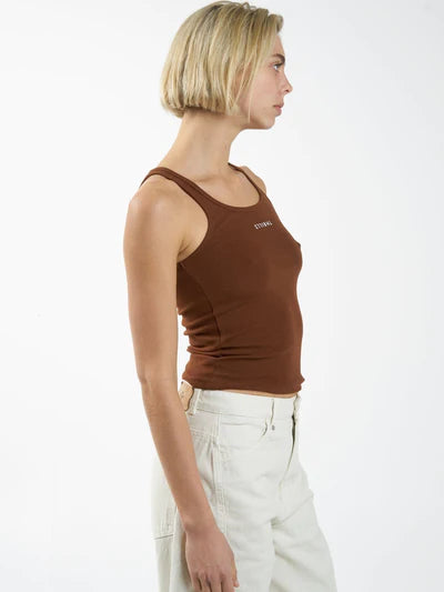 THRILLS - Minimal Thrills Scoop Tank - CHESTNUT